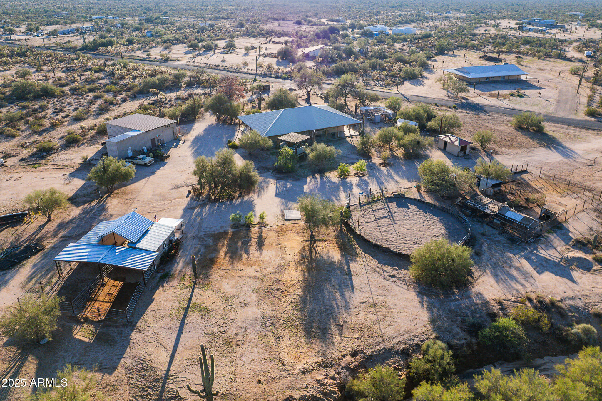 11003 North Hohokam Road Florence, AZ 85132 - Photo 4 of 90 an aerial view of residential houses with outdoor space