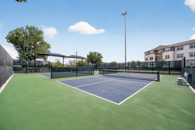 a view of a basketball court