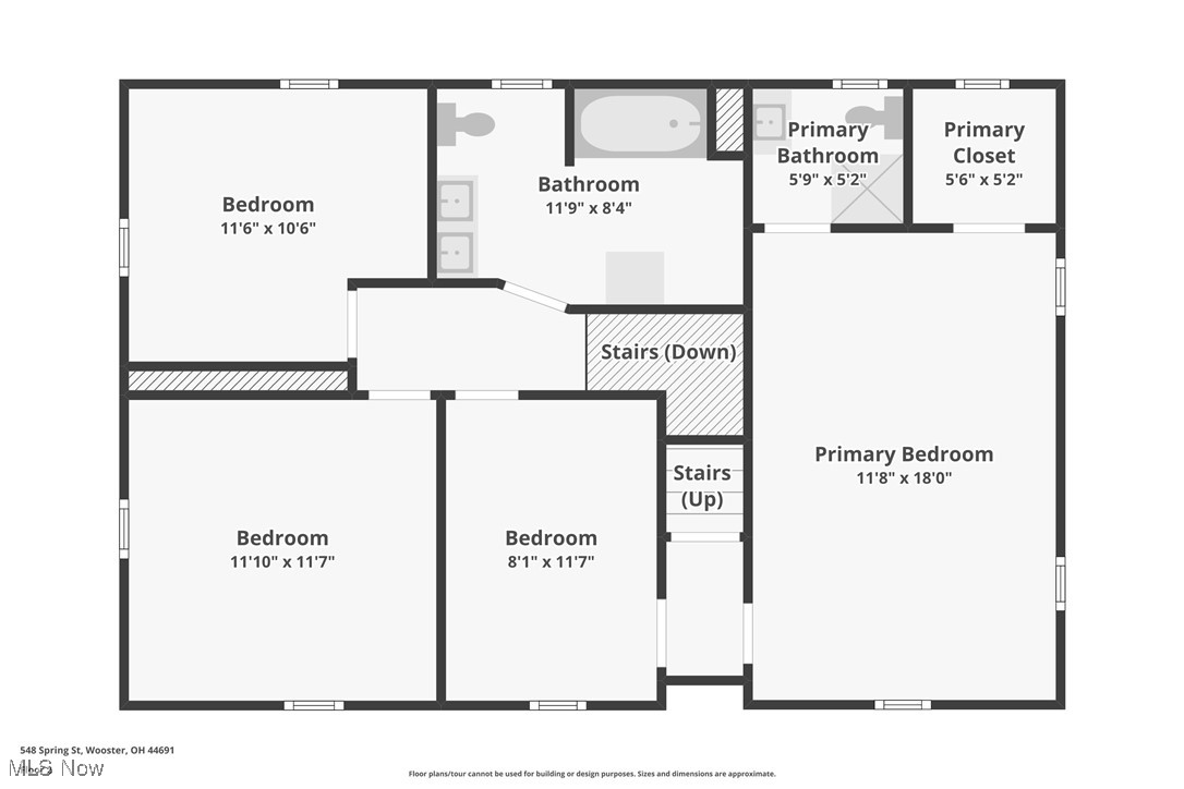 548 Spring Street Wooster, OH 44691 - Photo 44 of 45 View of floor plan / room layout