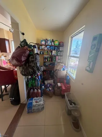 a room with gym equipment