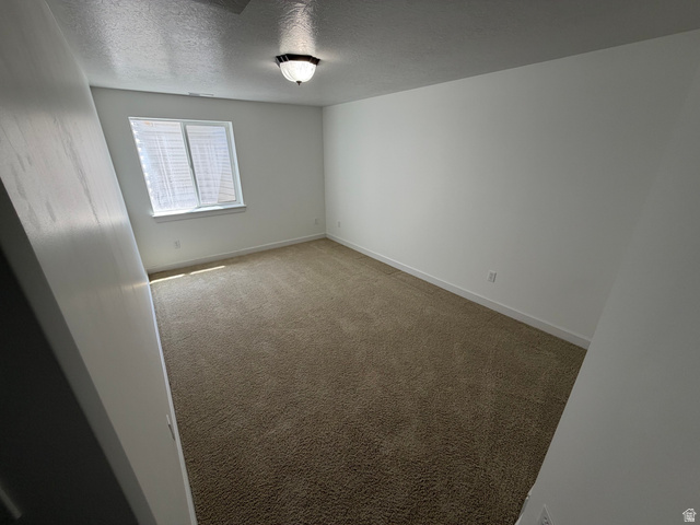 240 Bugle Way Providence, UT 84332 - Photo 32 of 33 Carpeted room featuring a double window with blinds, white walls, white trim, and a ceiling-mounted light fixture