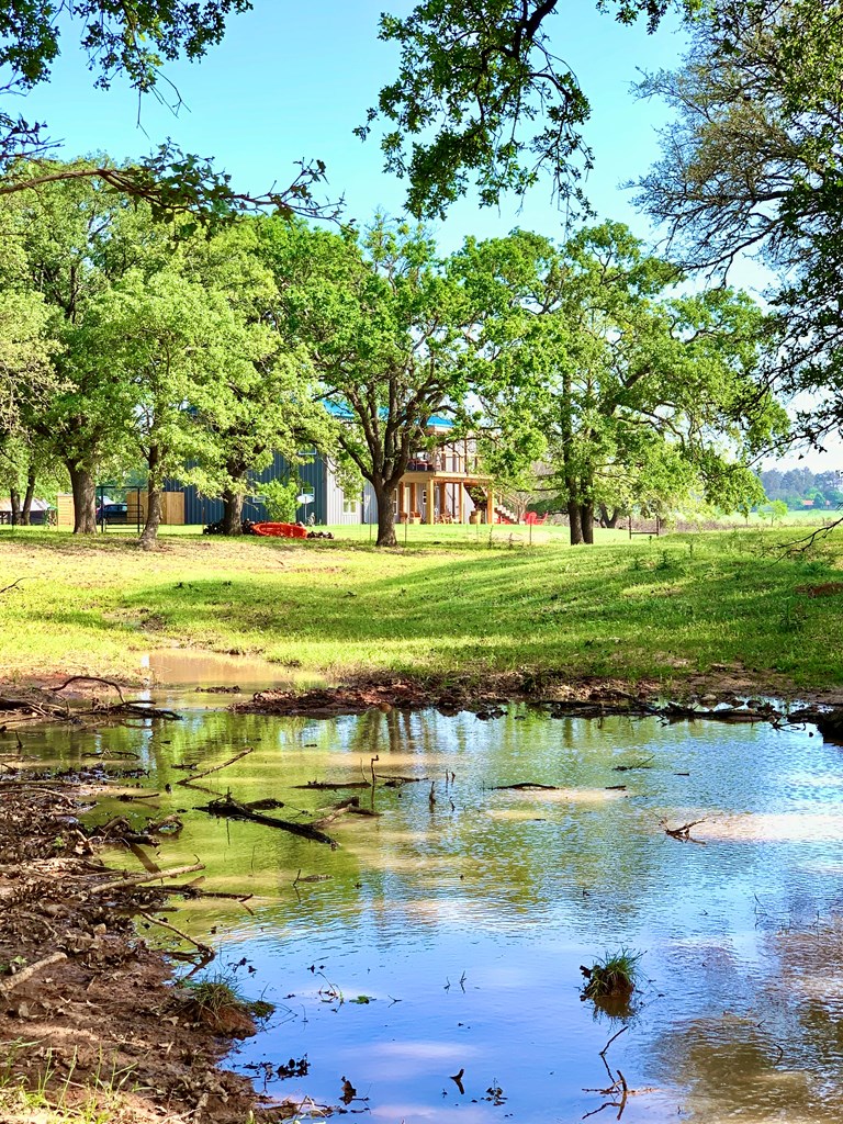646 Victor Eckhardt Road Fredericksburg, TX 78624 - Photo 5 of 40 a view of a lake with a big yard
