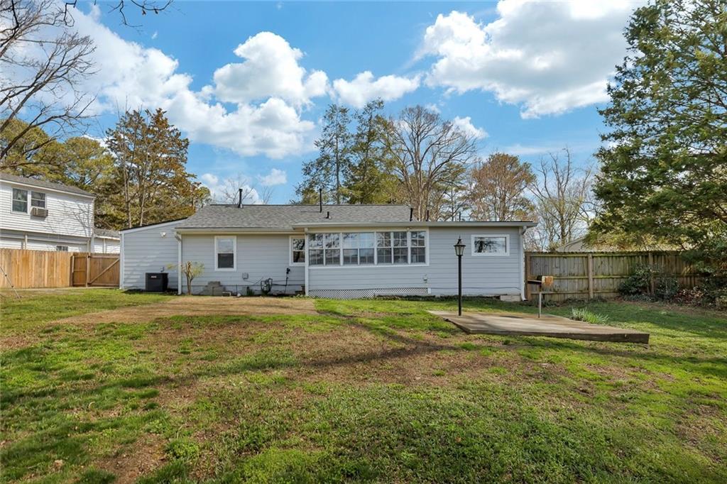 3940 Forrest Court Chamblee, GA 30341 - Photo 27 of 35 a view of a house with a backyard