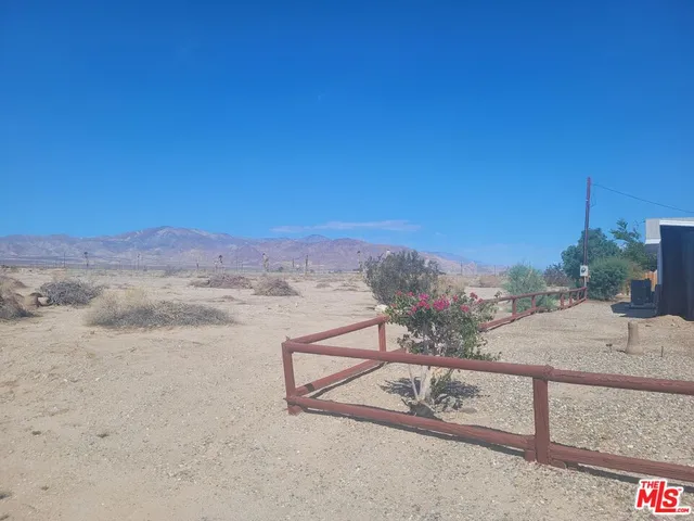 a view of a terrace with sky view