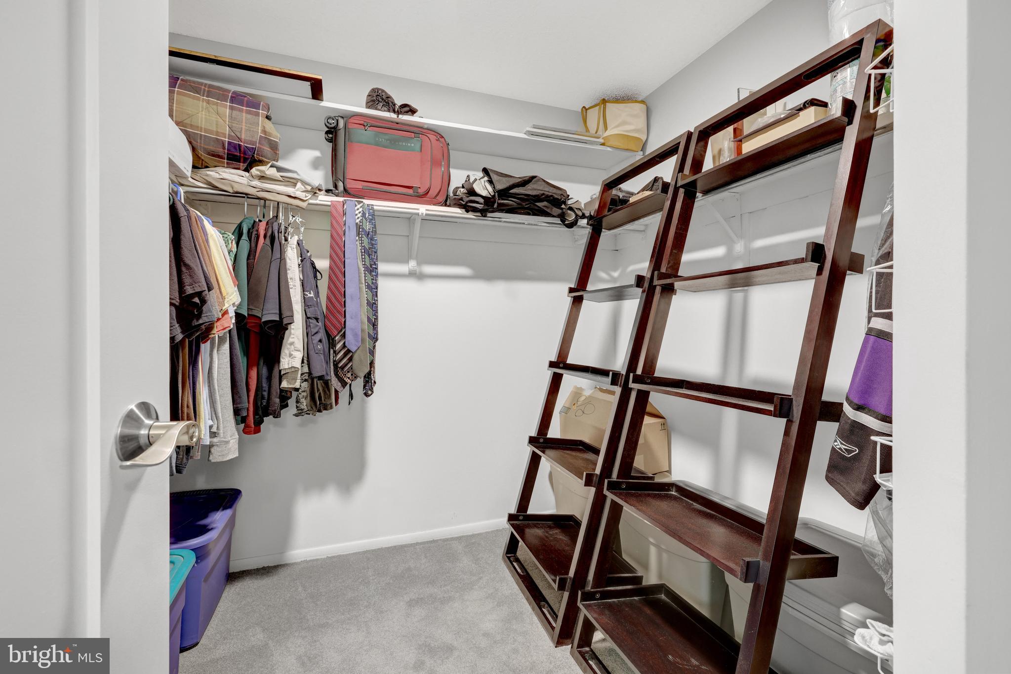 6800 Fleetwood Road, Unit 810 McLean, VA 22101 - Photo 19 of 30 a view of walk in closet with clothes and shoes