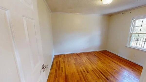 a view of wooden floor in a room