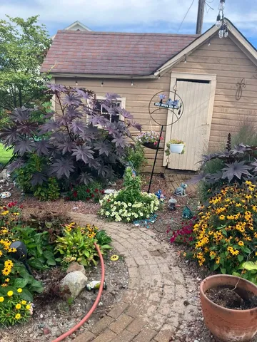 a view of a balcony with an ocean view