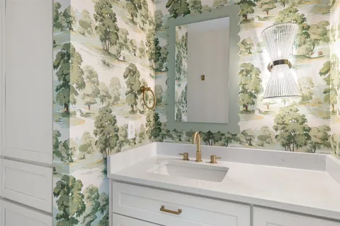 a close view of utility room