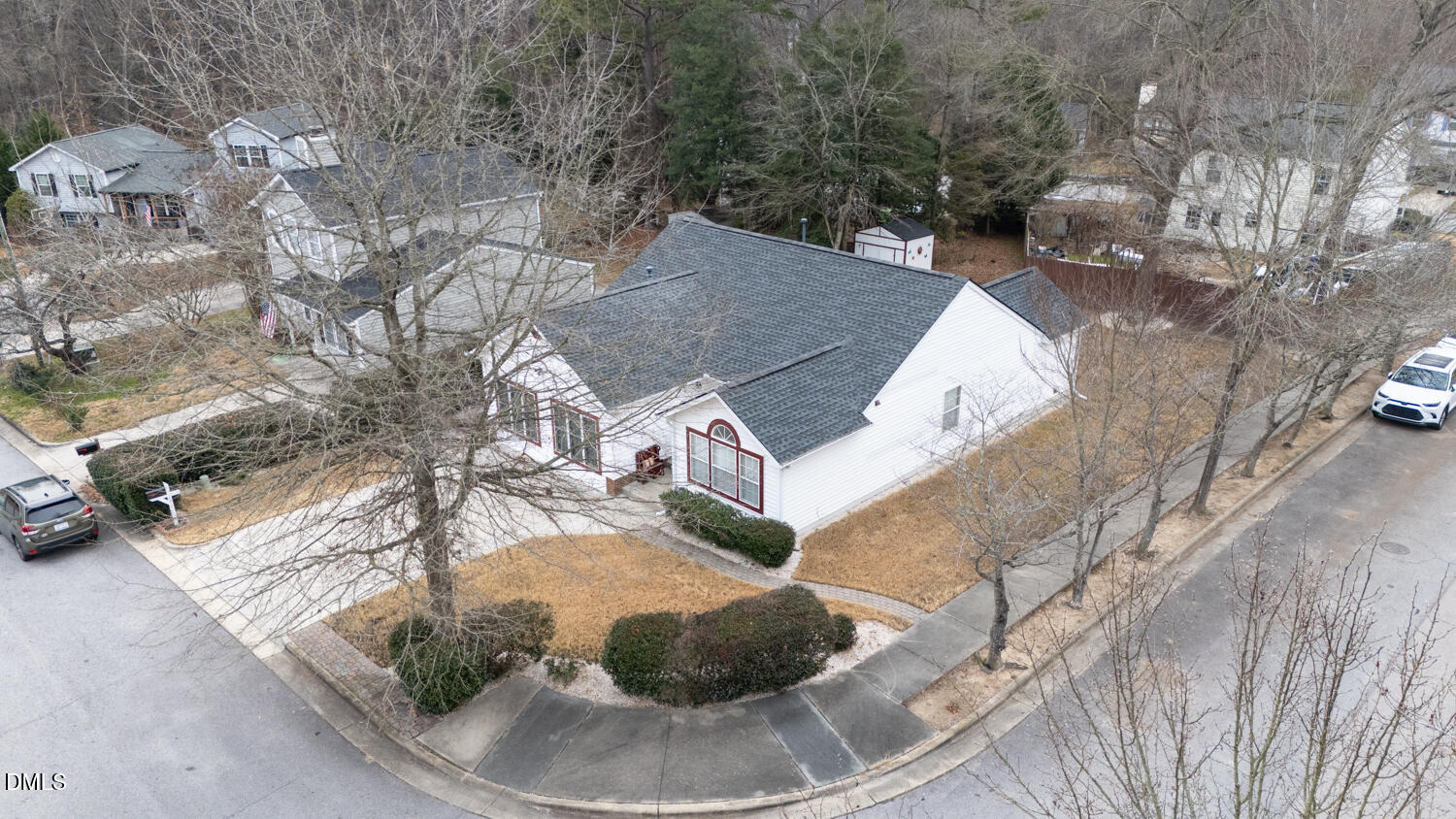 6900 Glenroy Court Raleigh, NC 27616 - Photo 28 of 30 a view of a backyard of a house