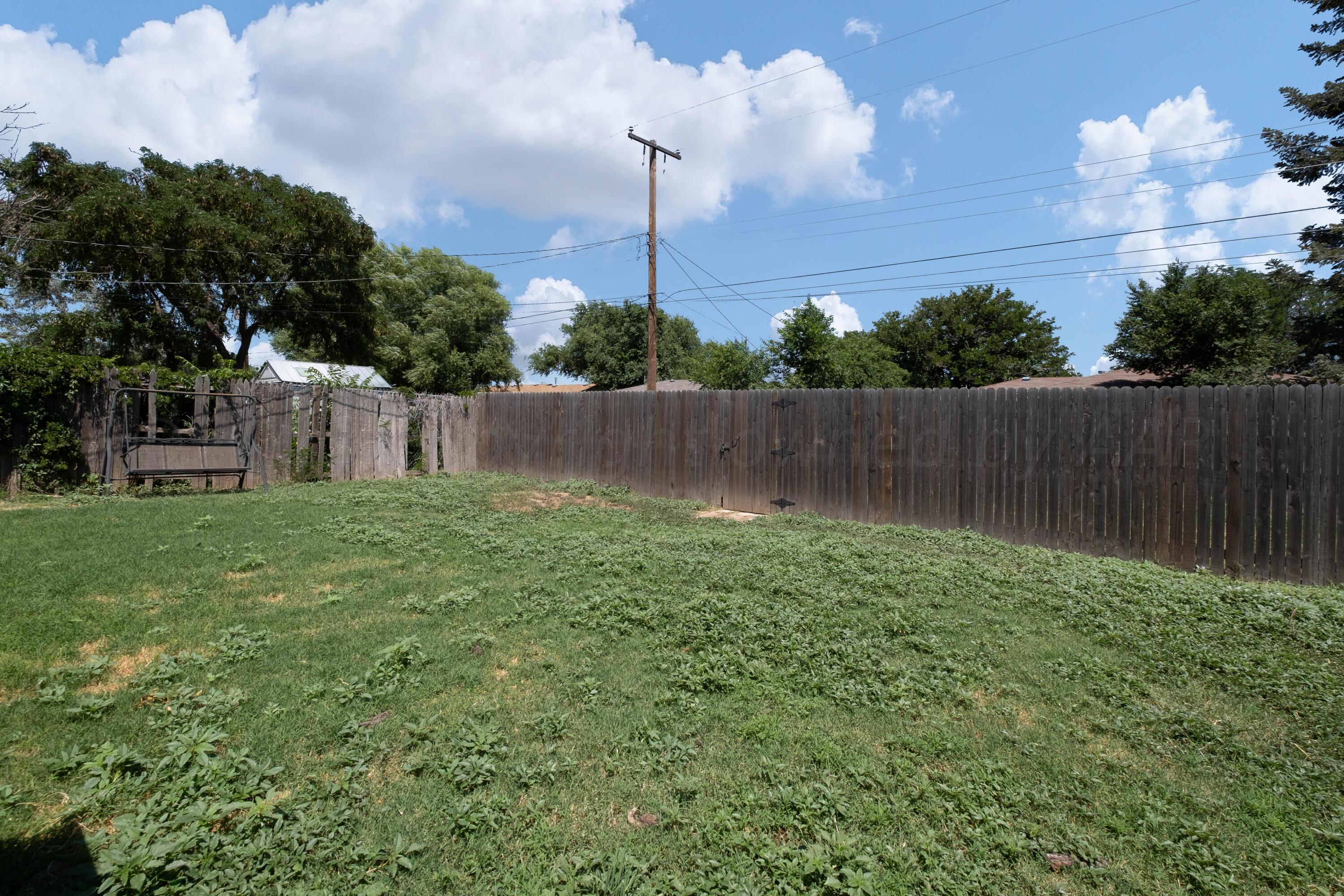 4813 South Rusk Street Amarillo, TX 79110 - Photo 23 of 23 a view of a backyard