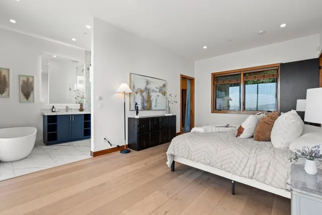 a close view of a bathroom