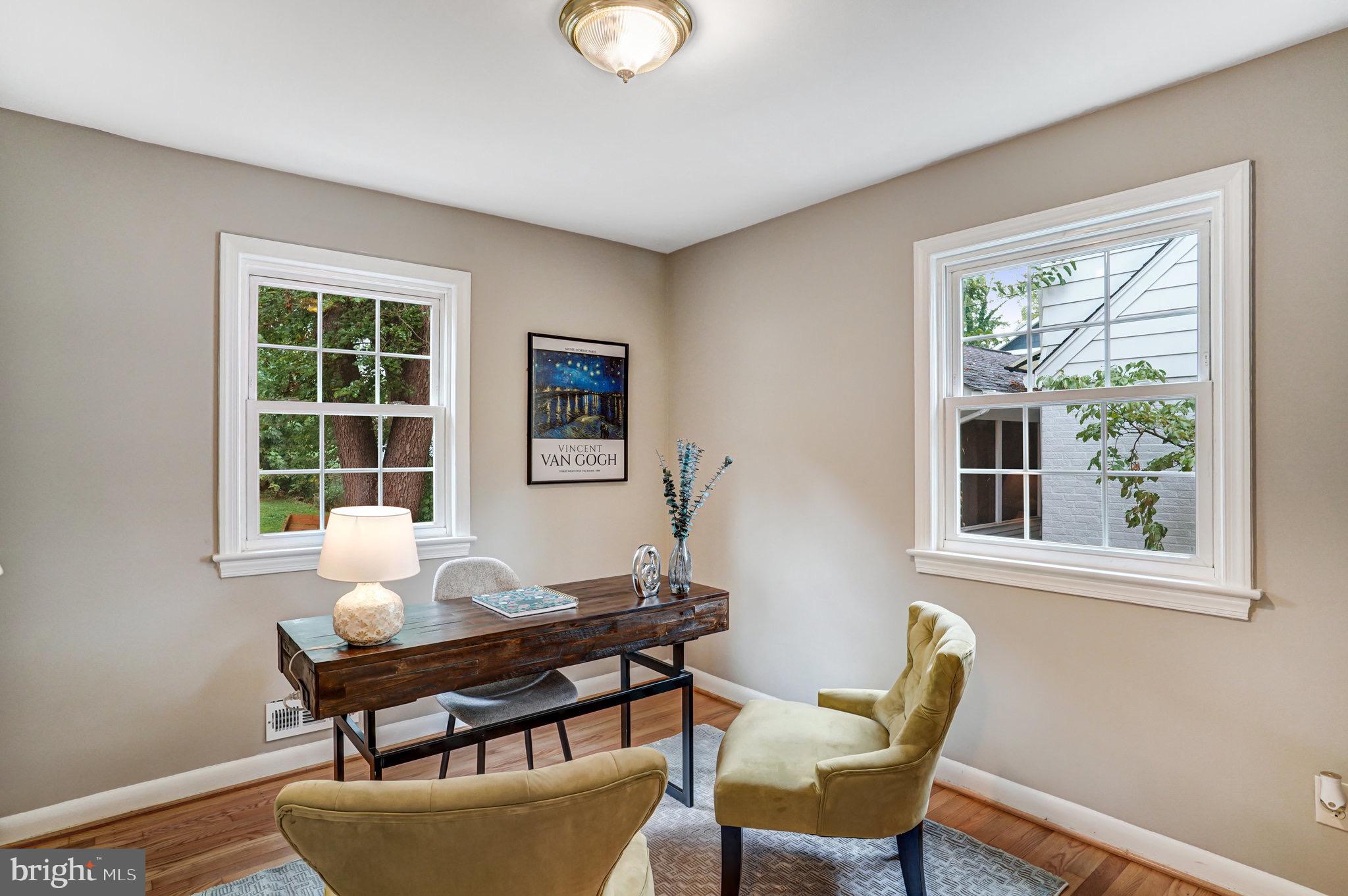 107 West Cameron Road Falls Church, VA 22046 - Photo 12 of 37 Main level bedroom is a perfect size for an office