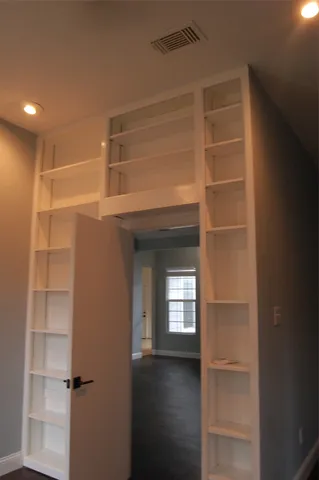 a view of empty room