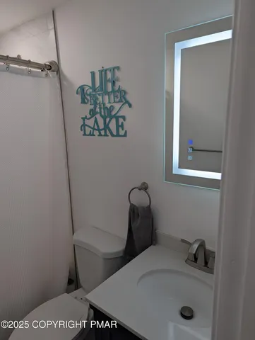 a bathroom with a sink and a toilet
