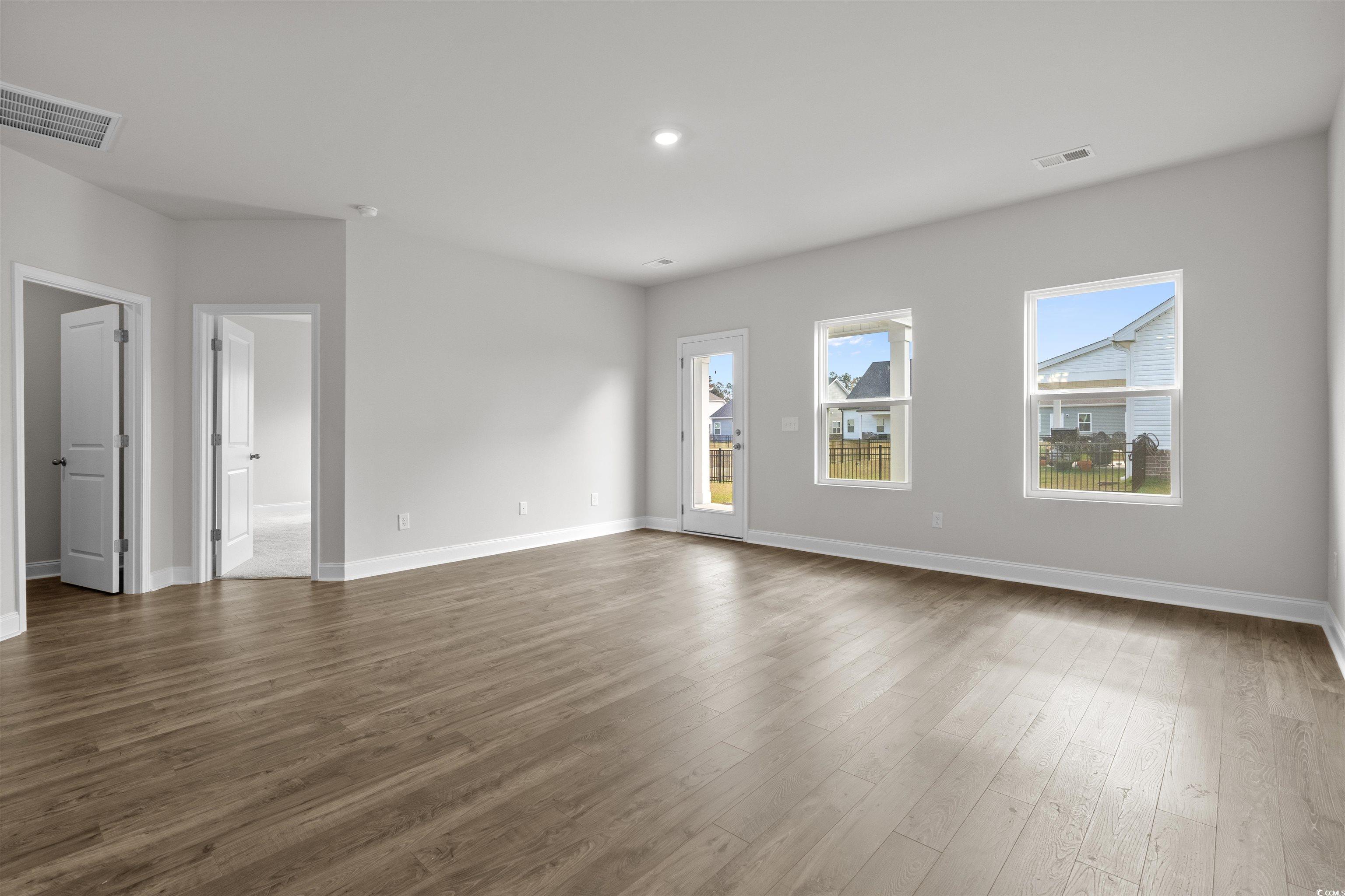 2494 Campton Loop Conway, SC 29527 - Photo 6 of 40 Spare room featuring wood finished floors and recessed lighting