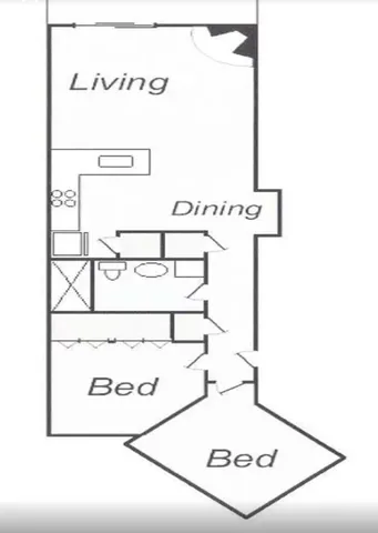 a view of a chairs and table in a terrace