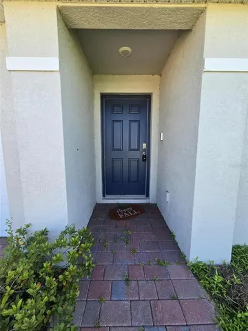 a view of an entryway door