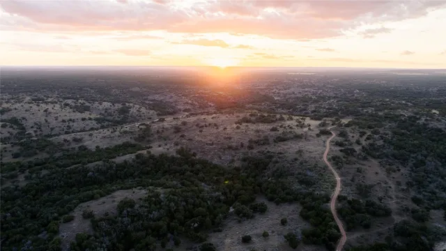 a view of city and mountain