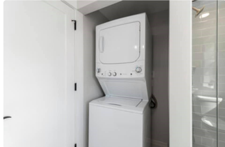 301 North, Unit 7 Wakefield, MA 01880 - Photo 12 of 15 a utility room with dryer and washer