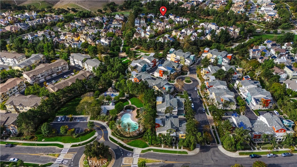 21 Thorp Ladera Ranch, CA 92694 - Photo 41 of 43 an aerial view of a house with swimming pool and outdoor seating