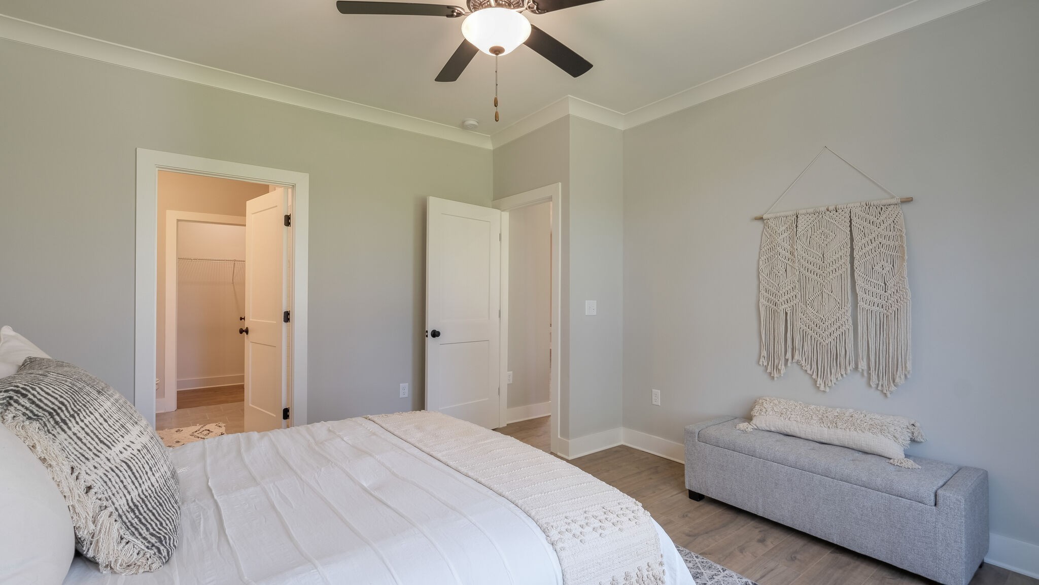 91 Camrose Way Murfreesboro, TN 37128 - Photo 16 of 25 a bedroom with a bed and a couch