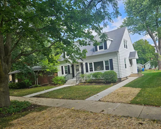 front view of a house and a yard