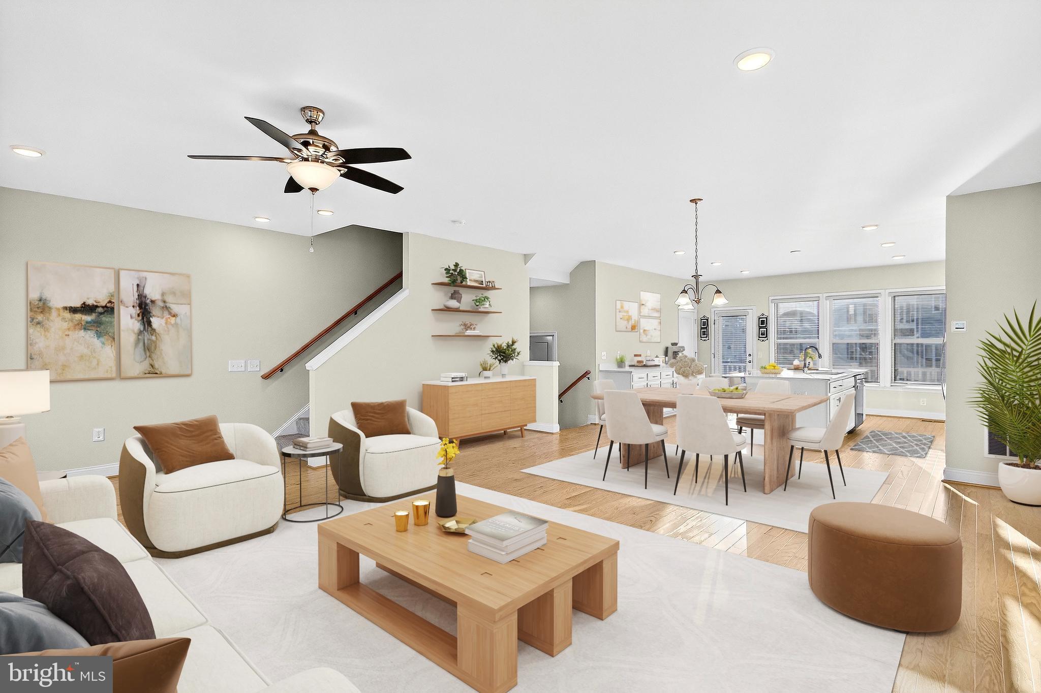 17161 Branched Oak Road Dumfries, VA 22026 - Photo 11 of 28 a living room with lots of furniture and a chandelier