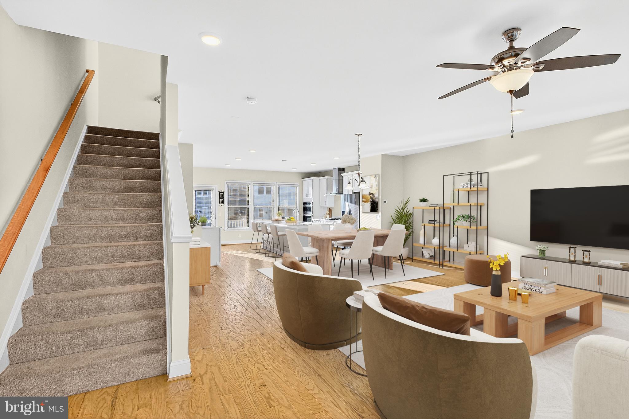 17161 Branched Oak Road Dumfries, VA 22026 - Photo 12 of 28 a living room with furniture and a flat screen tv