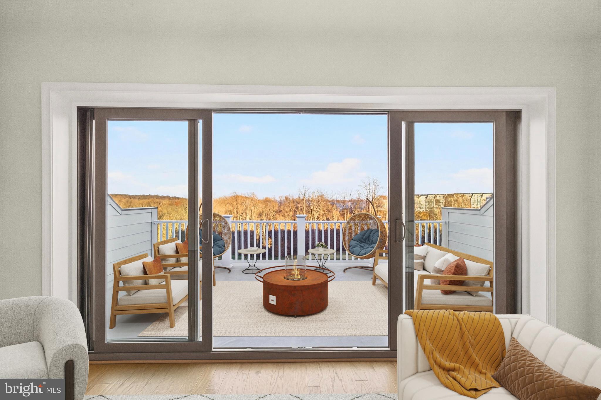 17161 Branched Oak Road Dumfries, VA 22026 - Photo 20 of 28 a view of a living room and a balcony