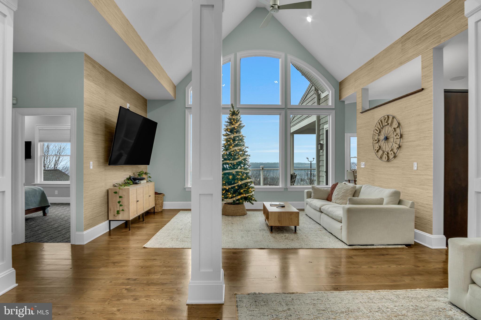 297 Thorley Road New Cumberland, PA 17070 - Photo 48 of 99 a living room with fireplace furniture and a flat screen tv