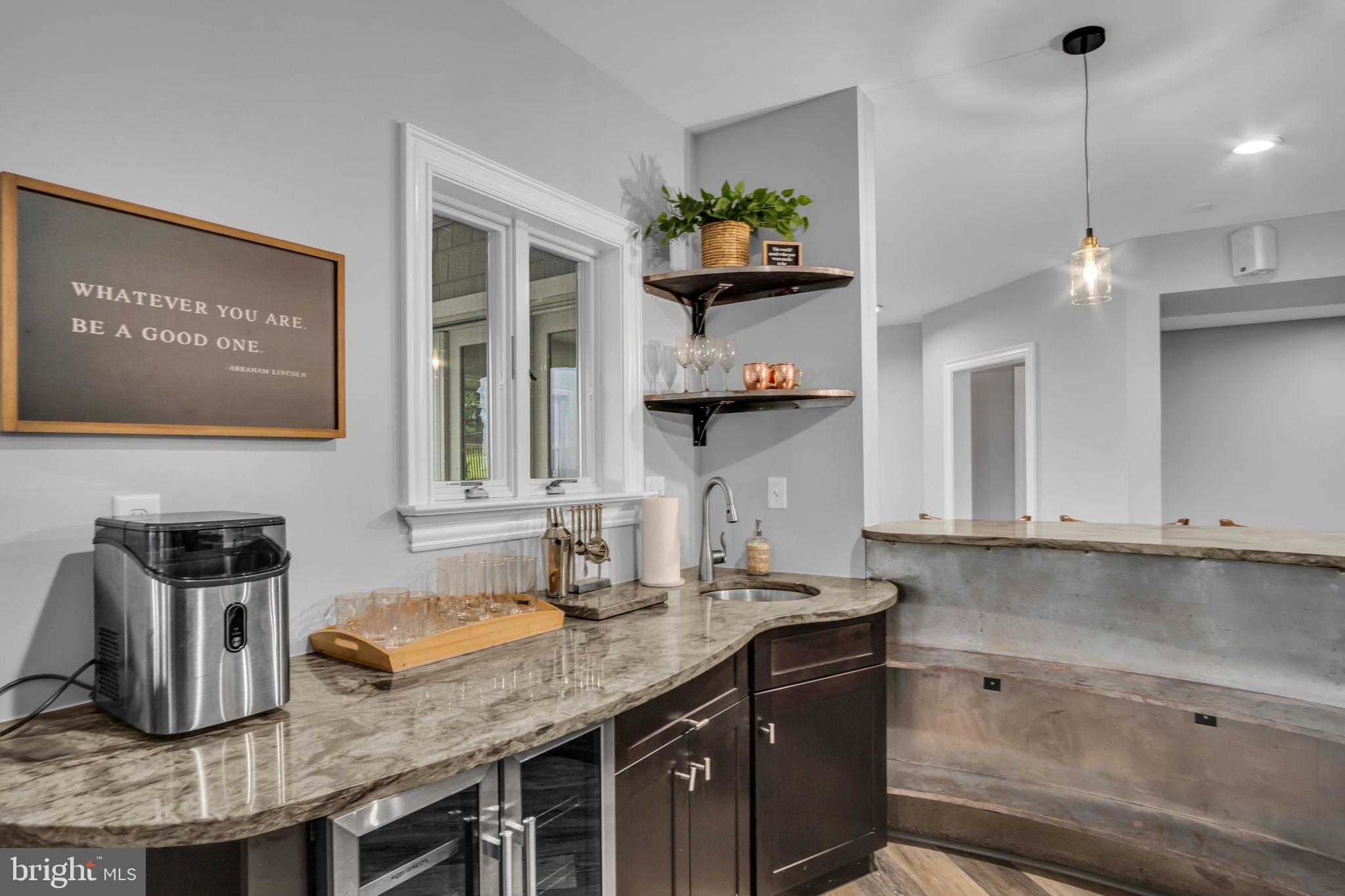 297 Thorley Road New Cumberland, PA 17070 - Photo 73 of 99 a kitchen with granite countertop a sink a counter top space and cabinets