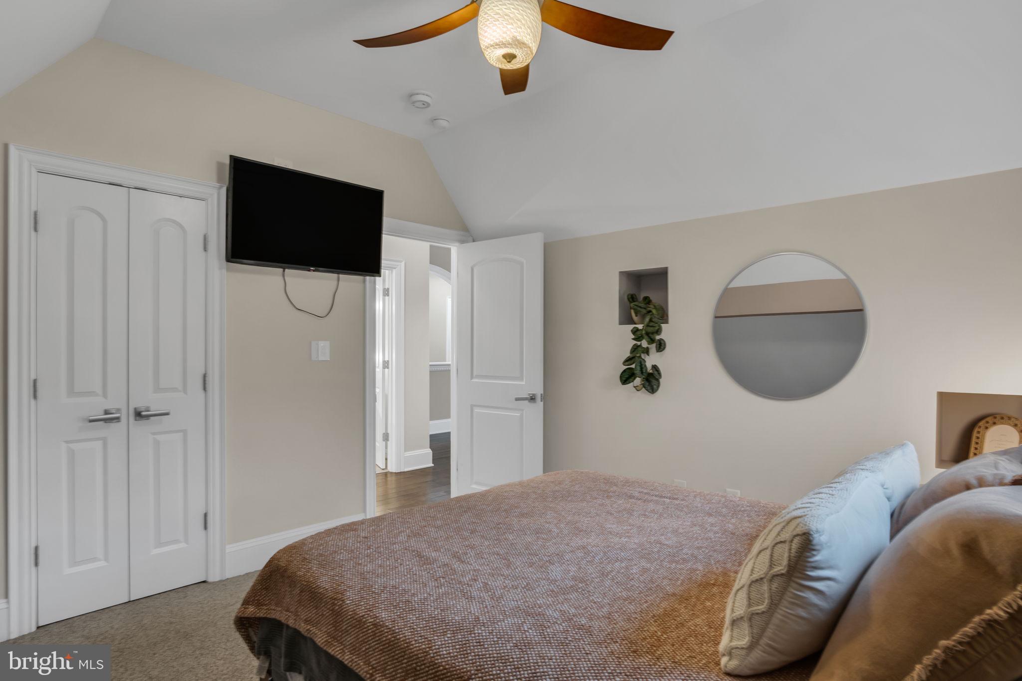 297 Thorley Road New Cumberland, PA 17070 - Photo 79 of 99 a bedroom with a bed and a flat screen tv