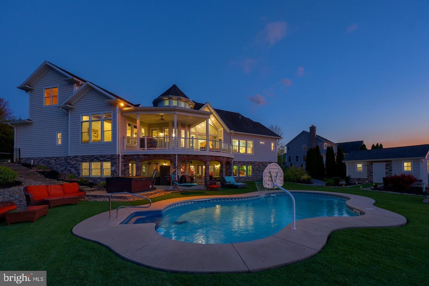 297 Thorley Road New Cumberland, PA 17070 - Photo 8 of 99 a view of an house with swimming pool and outdoor space