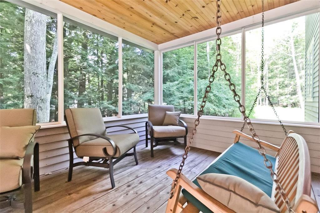 18 Cottage Farms Road Cumberland Center, ME 04021 - Photo 13 of 30 Screened porch with insulated...