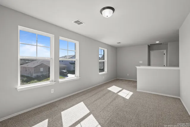 a view of livingroom and window