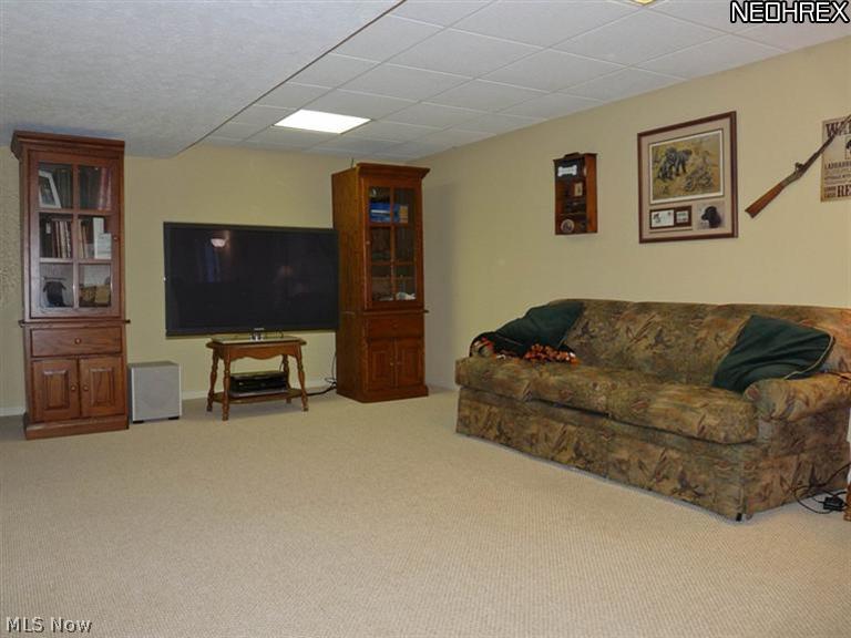 16532 Haskins Road Bainbridge, OH 44023 - Photo 10 of 19 ANOTHER VIEW OF THE LOWER LEVEL REC. ROOM