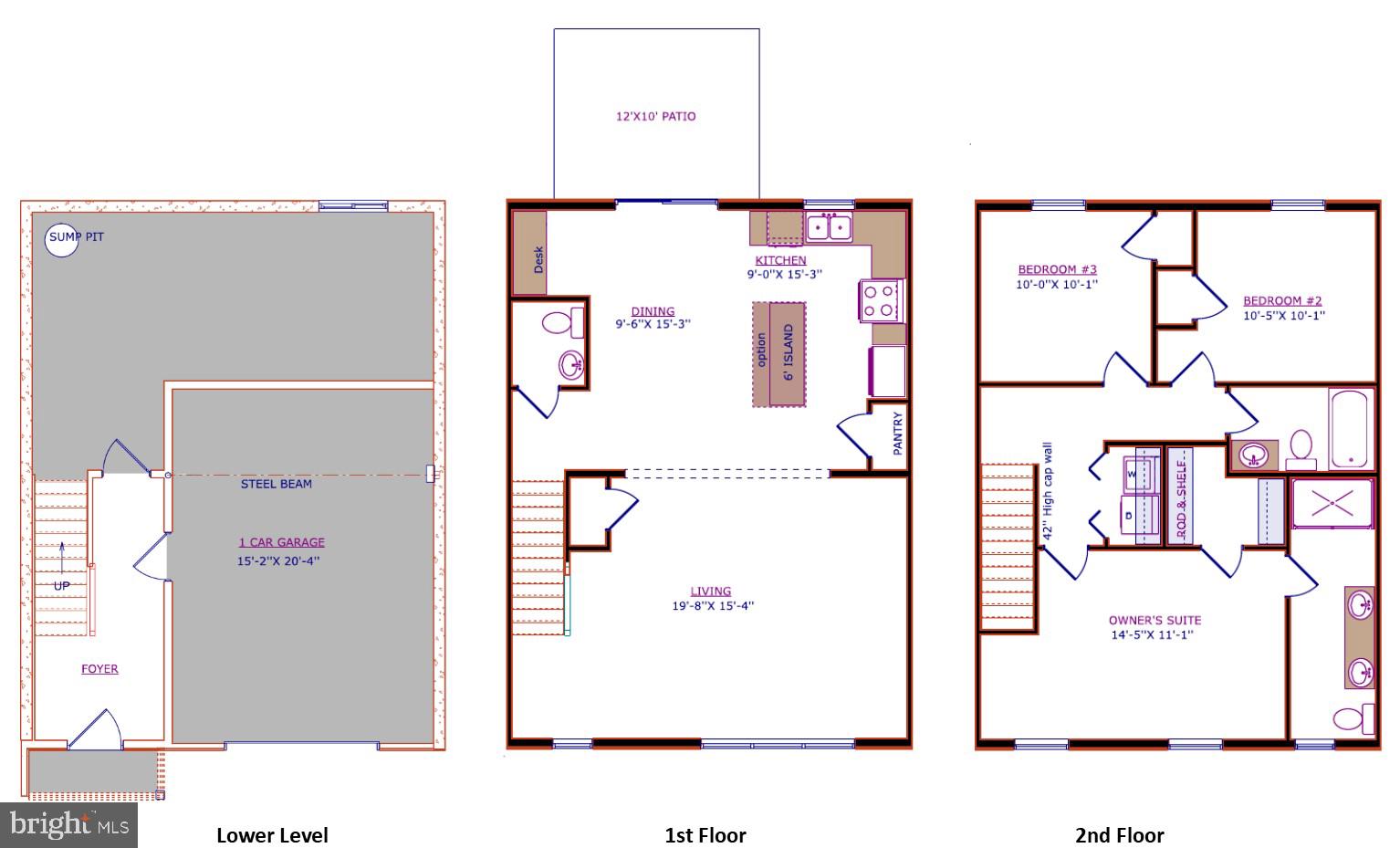 171 Sage Boulevard Middletown, PA 17057 - Photo 2 of 33 Sandpiper floor plan