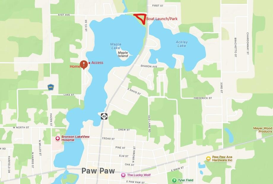 52320 Sheridan Road Paw Paw, MI 49079 - Photo 2 of 44 Less than 1 mile from the boat launch!