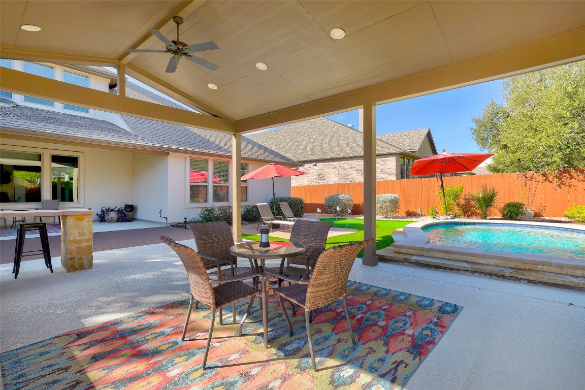 257 Axis Loop Georgetown, TX 78628 - Photo 34 of 40 a outdoor space with chairs