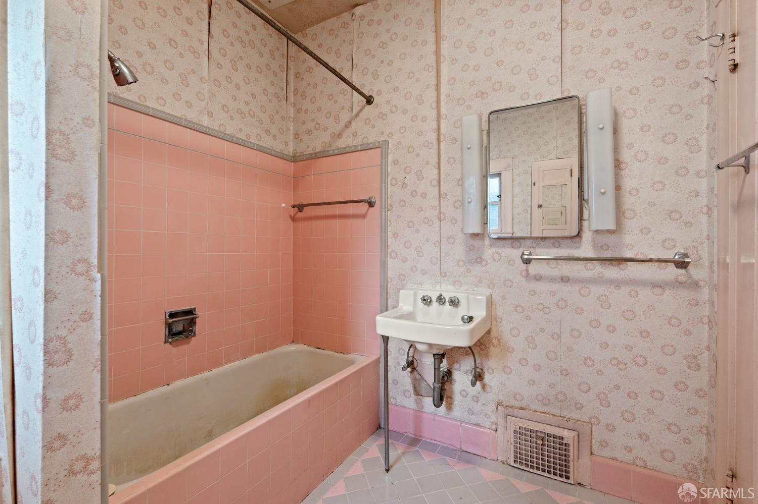 1849 Cedar Street Berkeley, CA 94703 - Photo 18 of 65 a bathroom with a sink a bathtub and a shower