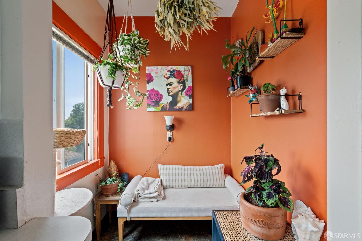 1849 Cedar Street Berkeley, CA 94703 - Photo 31 of 65 a living room with furniture and a potted plant