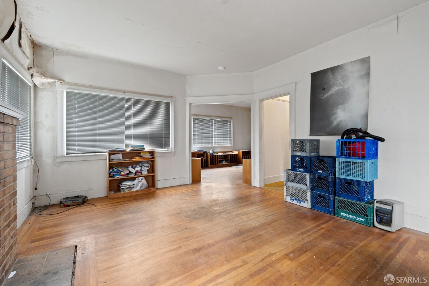 1849 Cedar Street Berkeley, CA 94703 - Photo 8 of 65 a bedroom with furniture and a flat screen tv