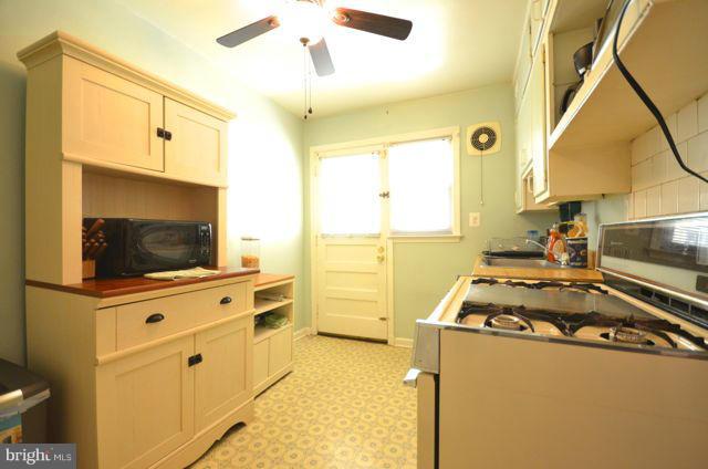130 Garden Ridge Road Baltimore, MD 21228 - Photo 6 of 16 a kitchen with stainless steel appliances a stove a sink and a microwave