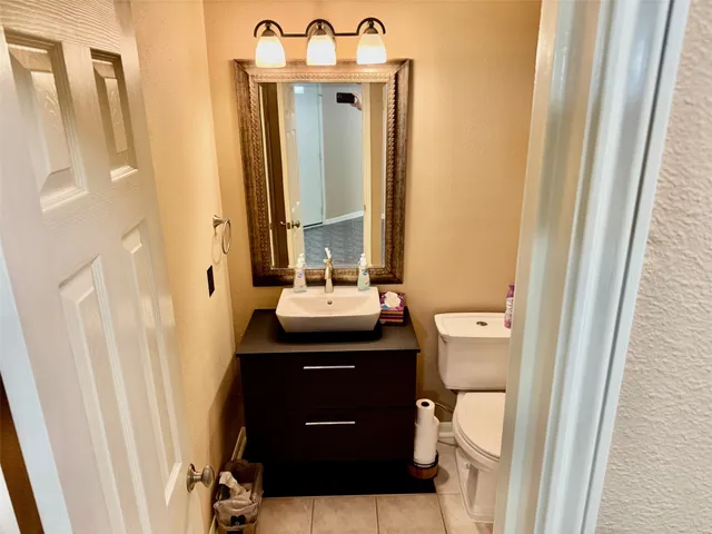 a view of a backyard with a garden