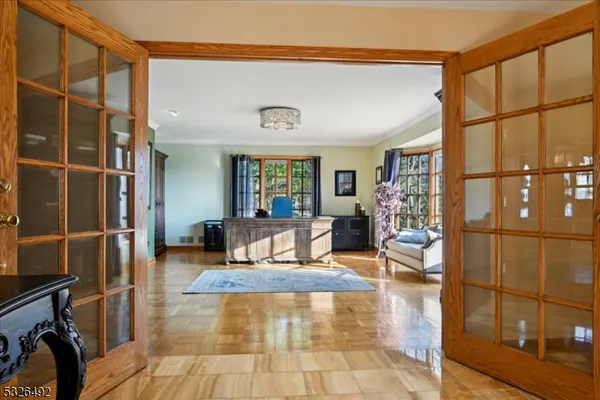 a living room filled with furniture
