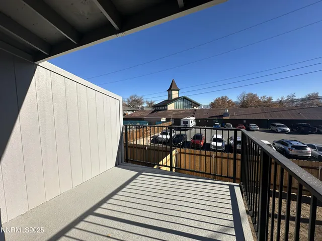 a view of a roof deck