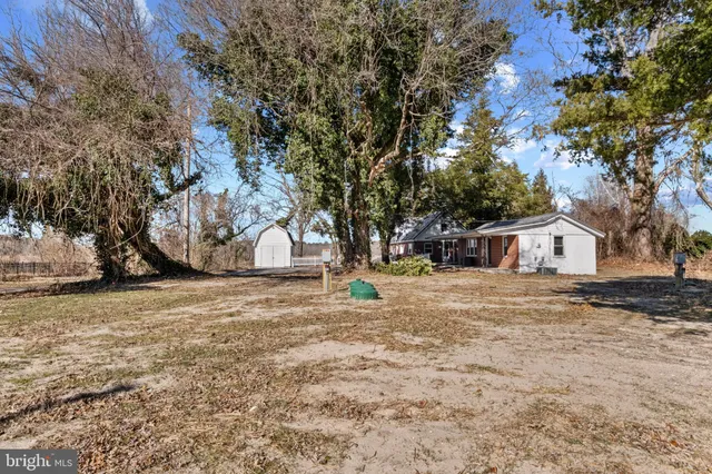 a house with trees in front of it