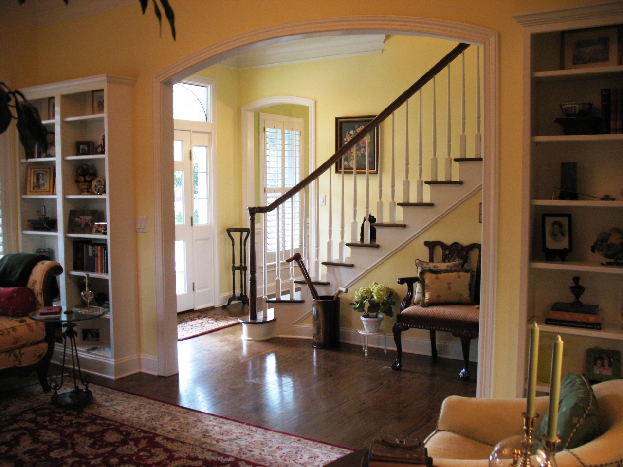 12142 Mandarin Road Jacksonville, FL 32223 - Photo 8 of 50 a view of entryway and hall with wooden floor