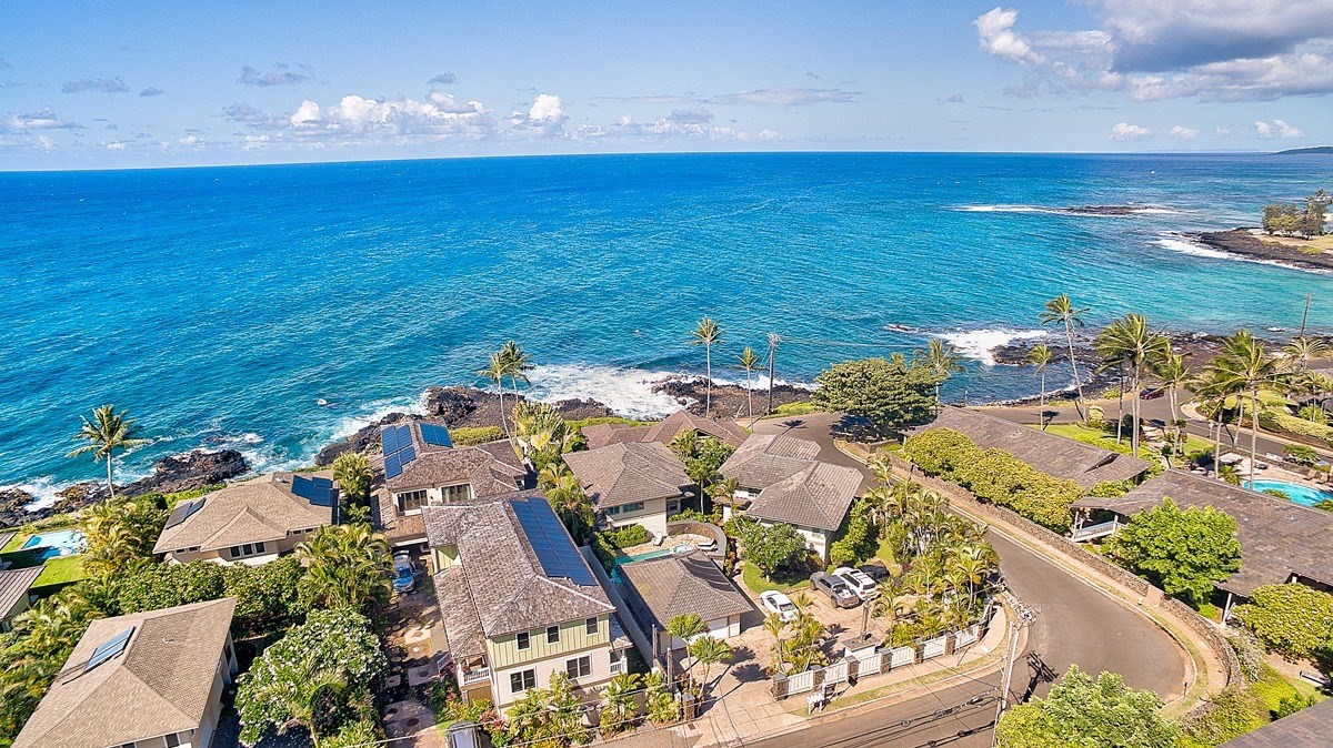 1871 Pe'e Road, Unit 2 Koloa, HI 96756 - Photo 25 of 25 an aerial view of ocean residential house with outdoor space