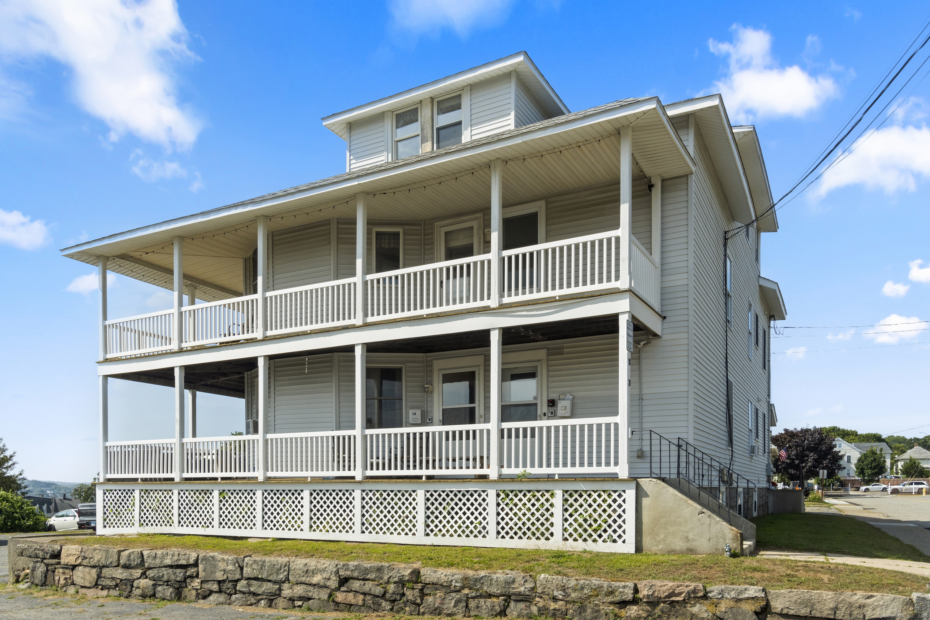 a view of a large building